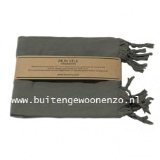 Hamamdoek taupe 170 x 90 cm