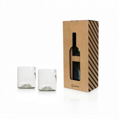 Glas short Tumbler 2-pack Clear