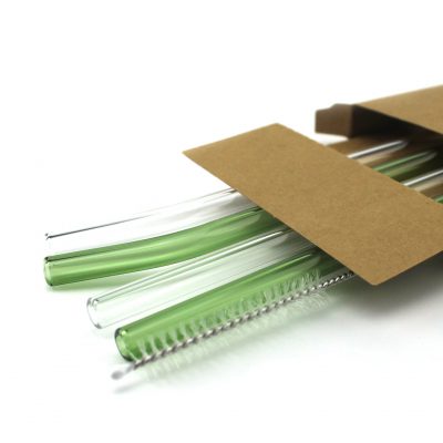 Glazen rietjes 4-pack mix