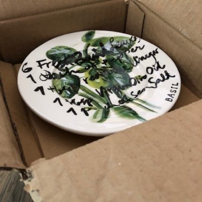 Plates basil-thyme mix doos 6 stuks