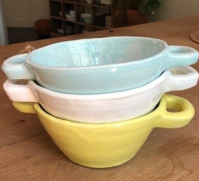 2x Bowl/souppot ovensafe