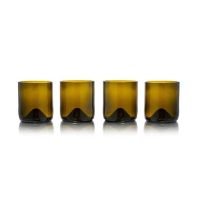 Glas short tumbler 4-pack olive