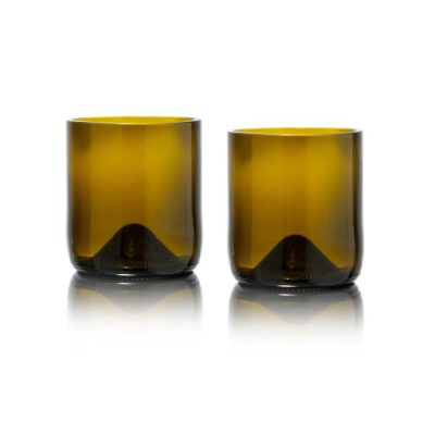 Glas short Tumbler 2-pack olive
