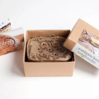 Zeepbakje Werfzeep handmade clay